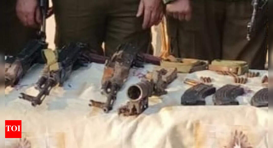 Arms, ammo recovered in J&K | India News - Times of India
