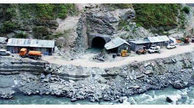 After year of seepage in Chamba project tunnel, repair work starts