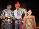 Ajay Devgan with Sachin Ahir family