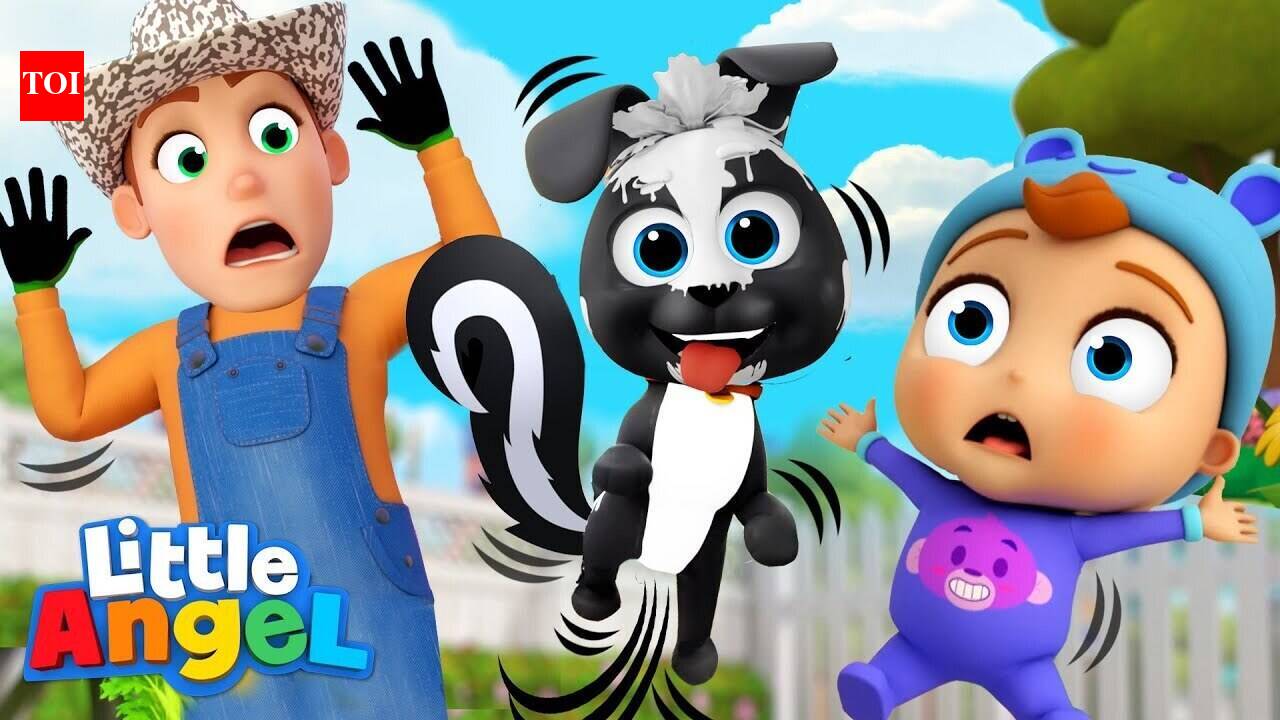 English Nursery Rhymes: Kids Video Song in English 'Stinky Skunk'