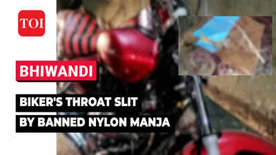 Shocking: 46-year-old biker's throat slit by banned nylon manja in Bhiwandi
