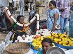 Bengaluru’s Gandhi Bazaar came alive as Sankranti shoppers stepped out