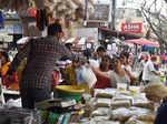 Bengaluru’s Gandhi Bazaar came alive as Sankranti shoppers stepped out