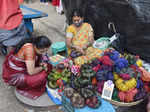 Bengaluru’s Gandhi Bazaar came alive as Sankranti shoppers stepped out