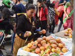 Bengaluru’s Gandhi Bazaar came alive as Sankranti shoppers stepped out