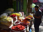 Bengaluru’s Gandhi Bazaar came alive as Sankranti shoppers stepped out