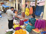 Bengaluru’s Gandhi Bazaar came alive as Sankranti shoppers stepped out