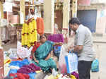 Bengaluru’s Gandhi Bazaar came alive as Sankranti shoppers stepped out