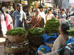 Bengaluru’s Gandhi Bazaar came alive as Sankranti shoppers stepped out