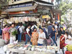 Bengaluru’s Gandhi Bazaar came alive as Sankranti shoppers stepped out