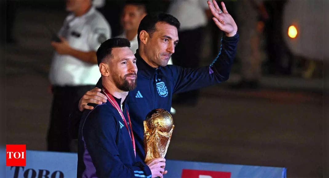 Maradona was great but Messi best of all time: Argentina coach Scaloni | Football News – Times of India