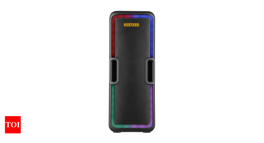 Mustard Mellow Pro portable wireless party speaker launched in India – Times of India