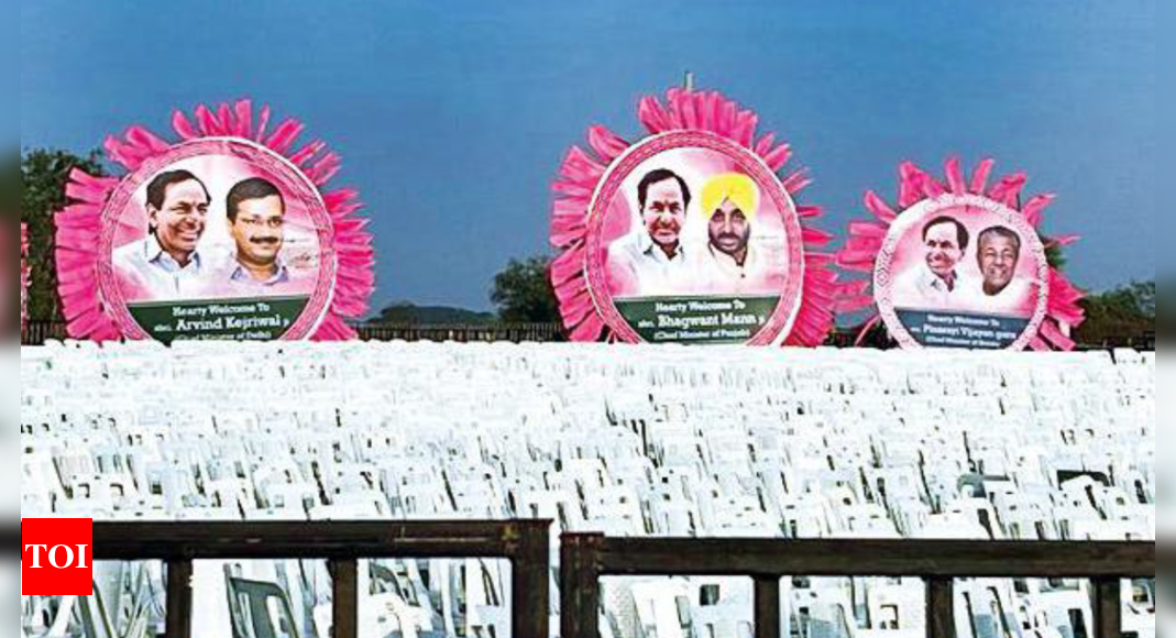 K Chandrasekhar Rao Brs Meeting Cms And Akhilesh Yadav In Tow Telangana Cm K Chandrasekhar