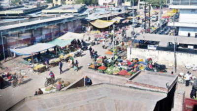 Despite space, veggie vendors encroach Jaipur roads, lead to snarls & parking woes