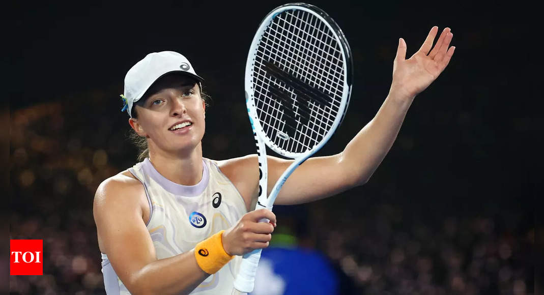 Swiatek, Pegula lead charge at rain-marred Australian Open | Tennis News – Times of India