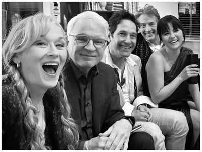 Meryl Streep joins 'Only Murders in the Building' cast for season 3; poses for happy pic with Selena Gomez, Steve Martin, Paul Rudd and Martin Short