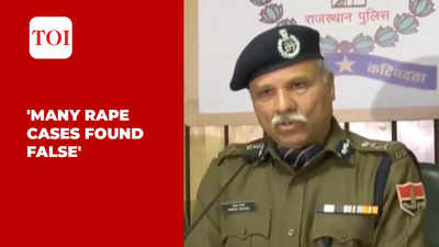 45% rape cases falsely registered in state: Rajasthan Police