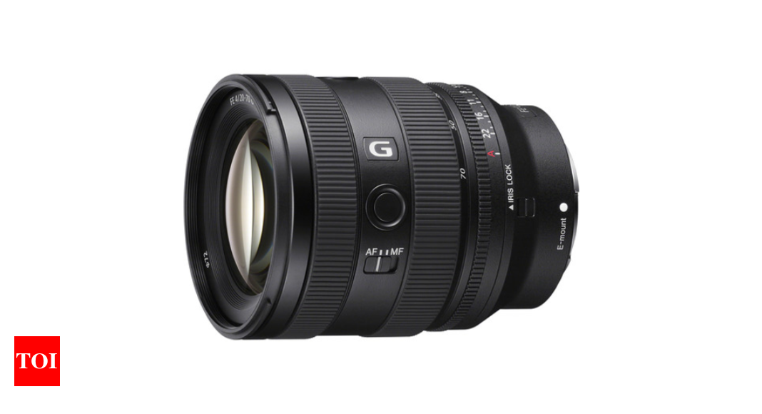 Sony FE 20-70mm F4 G lens launched in India – Times of India