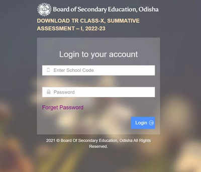 BSE Odisha Class 10 SA-I Result 2022 released on bseodisha.ac.in, check direct link here
