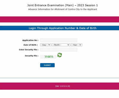 JEE Main 2023 exam city intimation slip released on jeemain.nta.nic.in, check direct link here