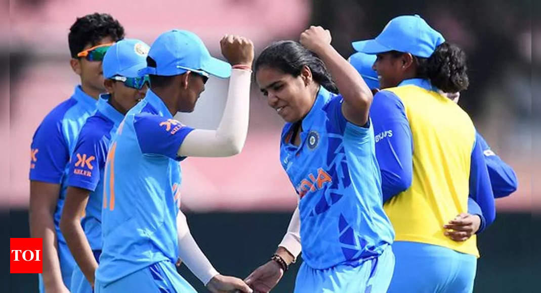 Women’s U-19 World Cup: India storm into Super Six with 83-run win over Scotland | Cricket News – Times of India
