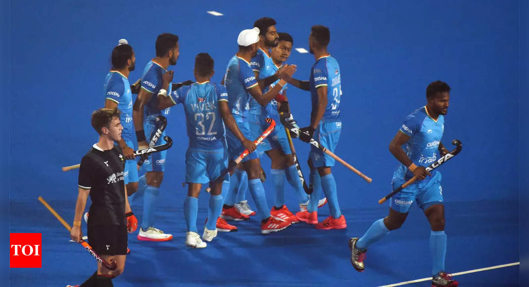 Hockey World Cup: India beat Wales but fail to top pool, will meet New Zealand in crossovers for a place in quarterfinals | Hockey News – Times of India