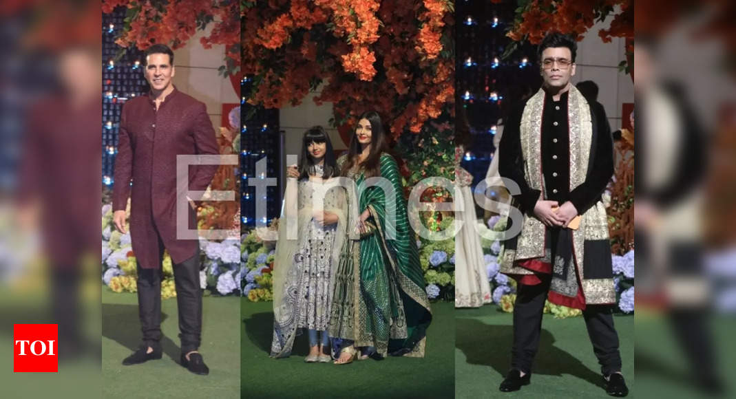 Aishwarya Rai Bachchan with Aaradhya, Akshay Kumar, Karan Johar and more: Celebs attend Anant Ambani-Radhika Merchant’s engagement bash: Pics inside – Times of India