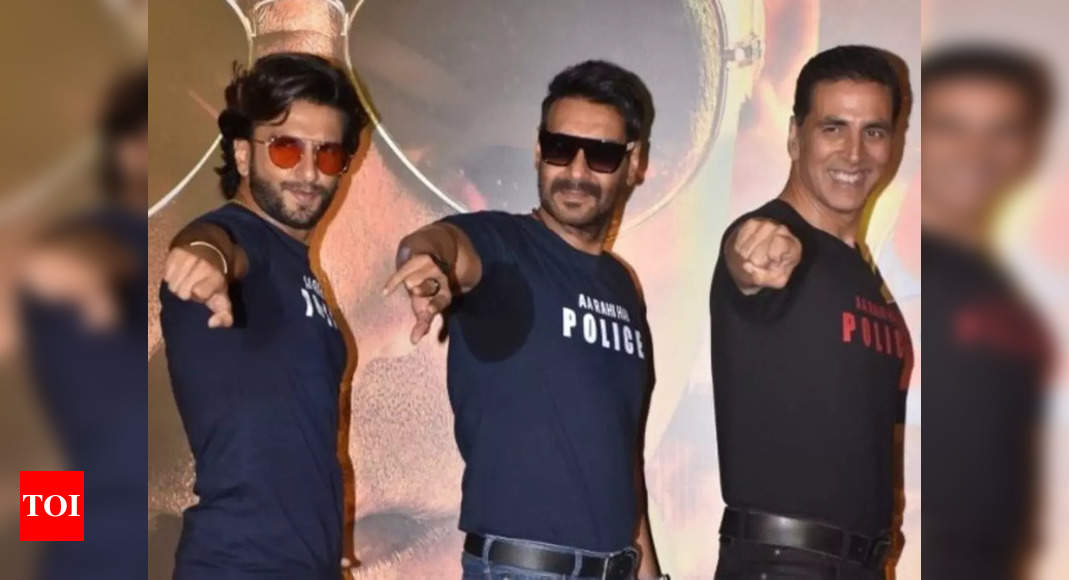 Akshay Kumar, Ranveer Singh to have cameos in Ajay Devgn starrer ‘Singham Again’: Report – Times of India