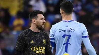 PSG vs Riyadh XI: Cristiano Ronaldo punched but scores twice in Saudi reunion with Lionel Messi; PSG win Saudi friendly 5-4