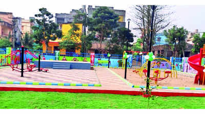 BMC inaugurates seven new mini-parks in Kalinga Nagar