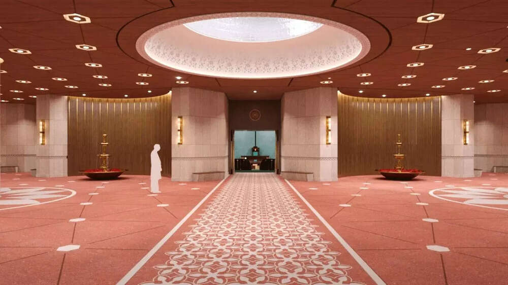First Look Inside Pictures Of New Parliament Building The Times Of India First Look Inside Pictures Of New Parliament Building The Times Of India