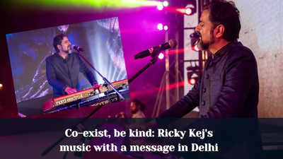 Co-exist, be kind: Ricky Kej's music with a message in Delhi