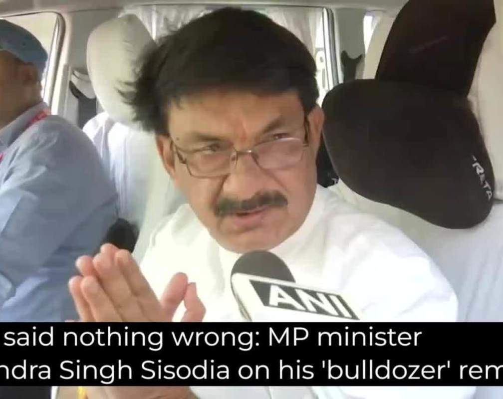 
I have said nothing wrong: MP minister Mahendra Singh Sisodia on his 'bulldozer' remark
