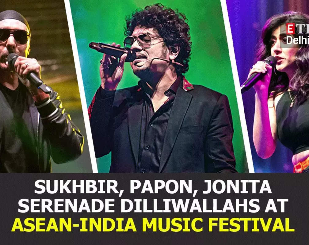 
Sukhbir, Papon, Jonita Gandhi serenade Dilliwallahs at ASEAN-India music festival

