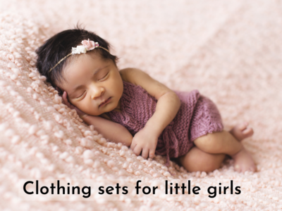 Little Girl Fashion Clothes Set, Clothes Little Girl Cotton
