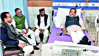 BJP leaders call on Kushwaha at Delhi hosp, trigger speculations