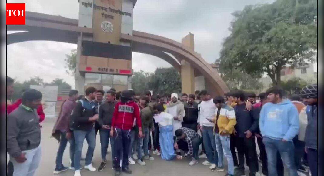 WFI controversy: Rohtak student organisation stages protest against ...
