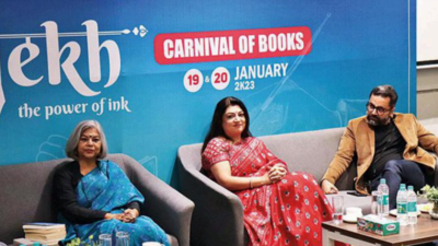 At Bennett University in Noida, authors show students write path
