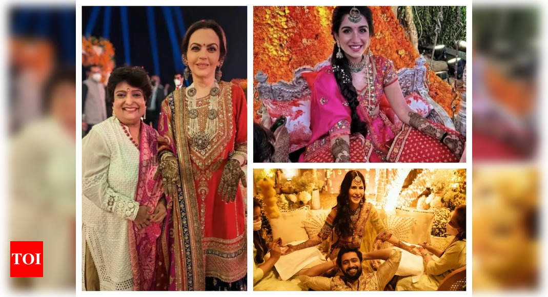 Anant Ambani-Radhika Merchant’s Mehendi ceremony: Did you know Katrina Kaif’s wedding mehendi artist did the mehendi for Radhika Merchant too? – Times of India