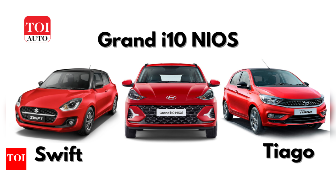 2023 Hyundai Grand i10 NIOS facelift vs Tata Tiago vs Maruti Suzuki