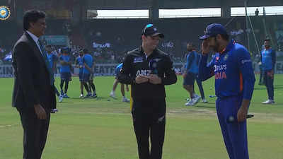 Watch: When skipper Rohit Sharma had a brain fade moment after winning toss in second ODI