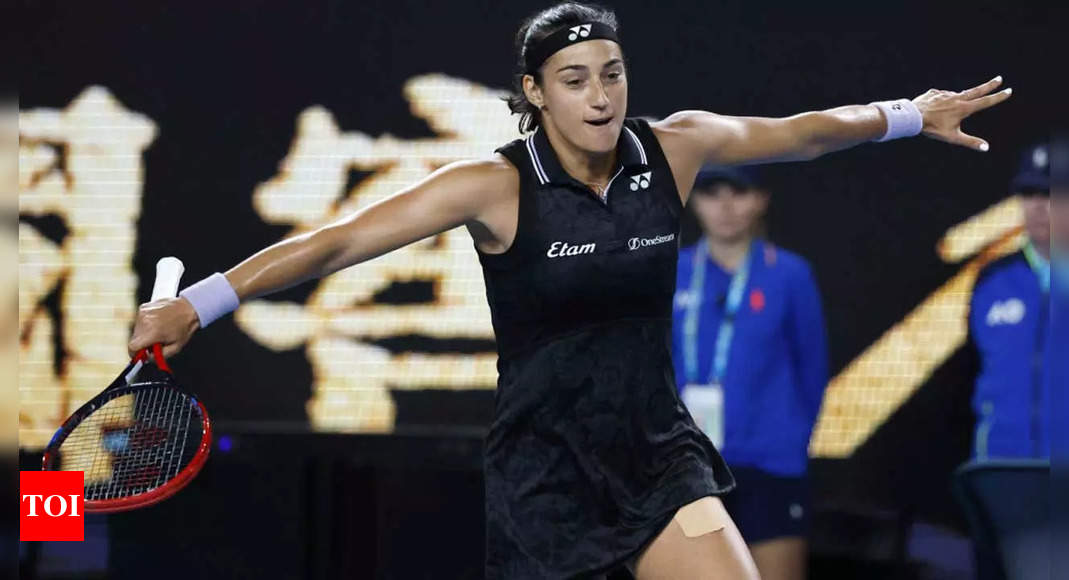 ‘Stressed’ Caroline Garcia fights back to avoid Australian Open shock | Tennis News – Times of India