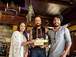 Vasishta Simha and Hariprriya personally handout wedding invites; Kichcha Sudeep, Rishab Shetty, Jaggesh, Uppi among invitees