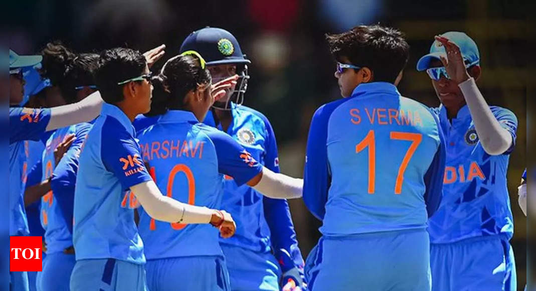 Women’s U-19 T20 World Cup: India’s unbeaten run ends, go down to Australia by 7 wickets | Cricket News – Times of India