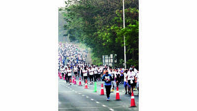 Kharghar marathon today, 10k to participate