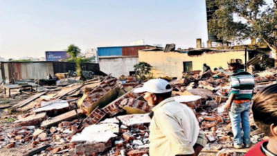 Pimpri Chinchwad Municipal Corporation frees 65,000 sqft area of encroachment