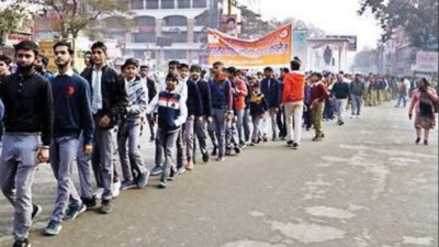 Students, citizens participate in ‘Run for G20’ in Uttar Pradesh
