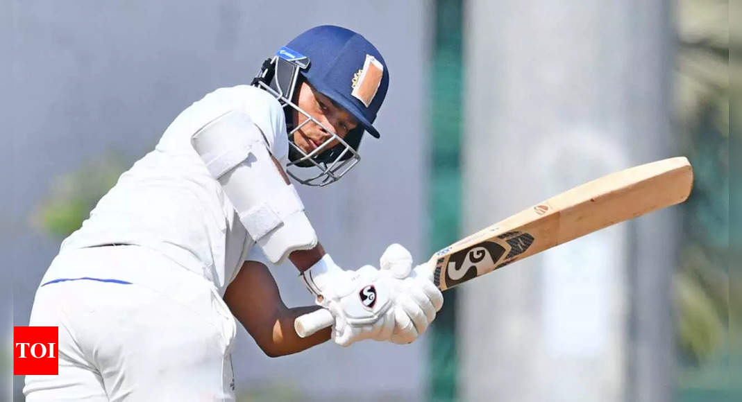 Fit-again Yashasvi Jaiswal in Mumbai squad for Maharashtra Ranji Trophy tie | Cricket News – Times of India