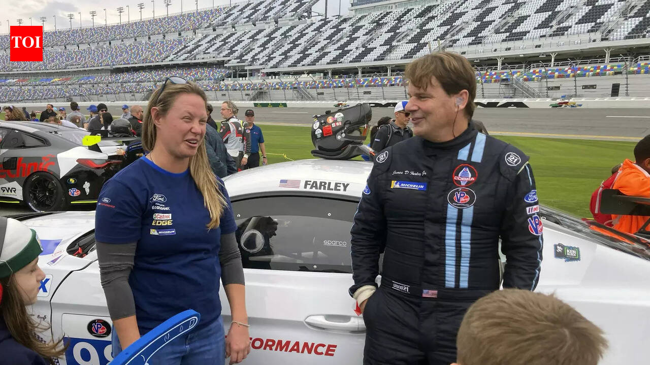 Ford CEO Jim Farley makes professional racing debut at Daytona - The Times  of India