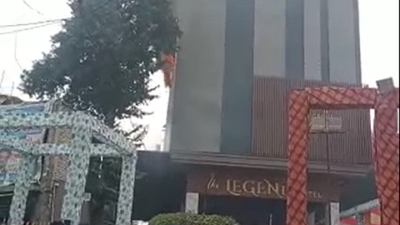 Major fire breaks out at Legend hotel in Kanpur